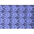 thumbnail image 1 of Ahgly Company Machine Washable Indoor Rectangle Abstract Blue Modern Area Rugs, 2' x 3', 1 of 4