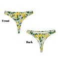 thumbnail image 3 of Fotbe Lemon1 Tanga Sin Costuras para Mujer con Estampado – Panties Invisibles, Transpirables y Cómodos para Uso Diario-3X-Large, 3 of 6