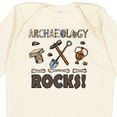 thumbnail image 4 of Inktastic Archaeology Rocks Archaeologist Boys or Girls Long Sleeve Baby Bodysuit, 4 of 5