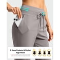 thumbnail image 2 of Pantalones G graduales de cintura alta para golf 7/8, tobillo, mujer, gris empolvado, 2 of 7