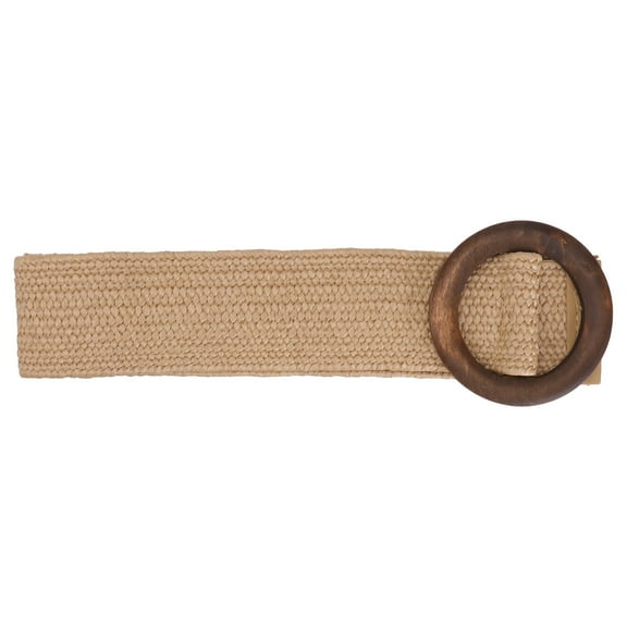 HOMEMAXS Dress Belt for Women Chunky Belts Stretchy Woman Bridesmaid Brown