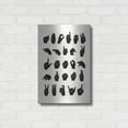 thumbnail image 3 of Luxe Metal Art 'Sign Language I' by Emma Scarvey, Metal Wall Art, 16"x24", 3 of 9