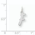 thumbnail image 3 of Pendentif Breloque Collier Monogramme Prénom Initiale Lettre F Délicat en Argent Sterling 925, 3 of 8