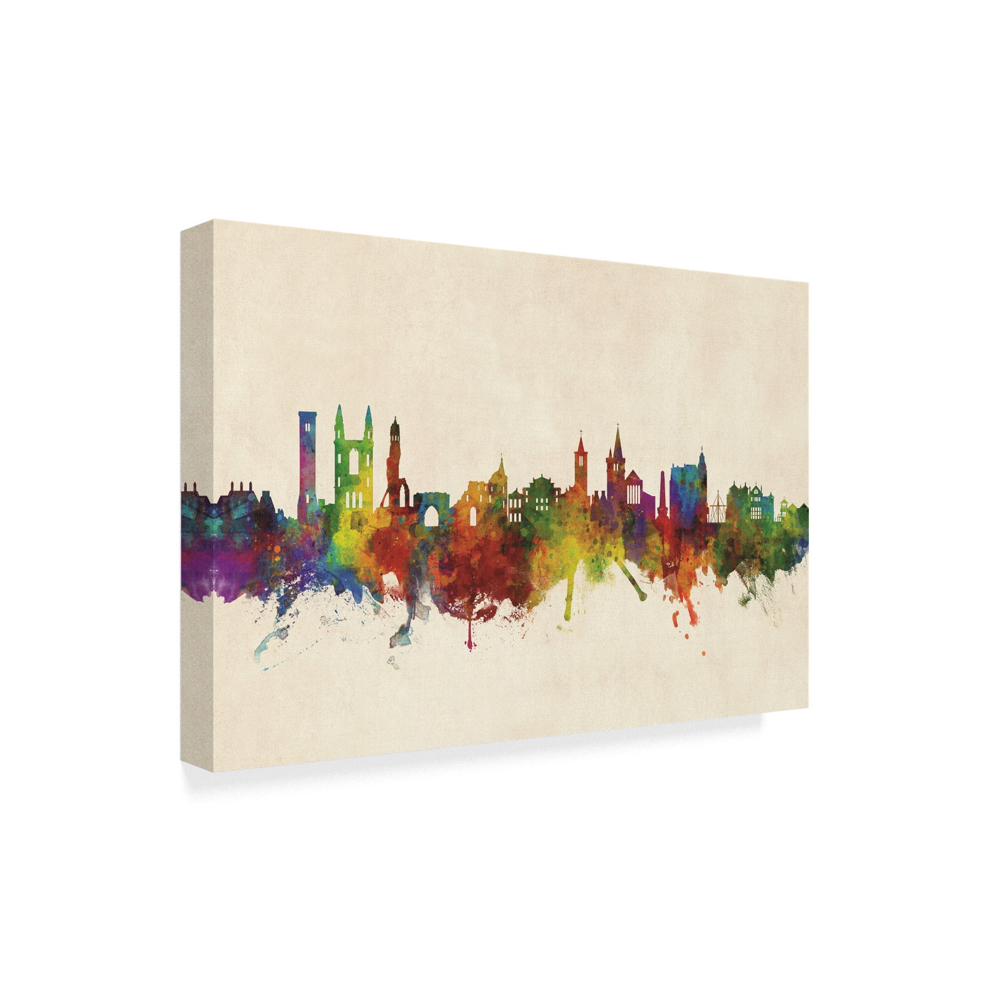 Trademark Fine Art 'St Andrews Scotland Skyline' Canvas Art by Michael Tompsett