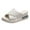 White, variant on Anuirheih Slip on Sandals Women,Women's Flat Shoes Ladies Beach Sandals Summer Non-Slip Causal Slippers(Black)