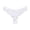 White, variant on Women's Sexy Seamless Lace Thong Breathable Low Rise T Back Panty (Red, S)