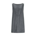thumbnail image 4 of hotojiny Robe Salopette en Velours Côtelé pour Femme Été Ample Col Rond Mini Robes Mode Sans Manches Dos Nu Robe Débardeur avec Poches, 4 of 5