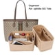thumbnail image 2 of Bolsa organizadora con inserto de fieltro para bolso mediano GG de Ophidia, bolso de mano de mujer para maquillaje, bolsas de almacenamiento de cosméticos portátiles interiores de viaje, personalizada, 2 of 5
