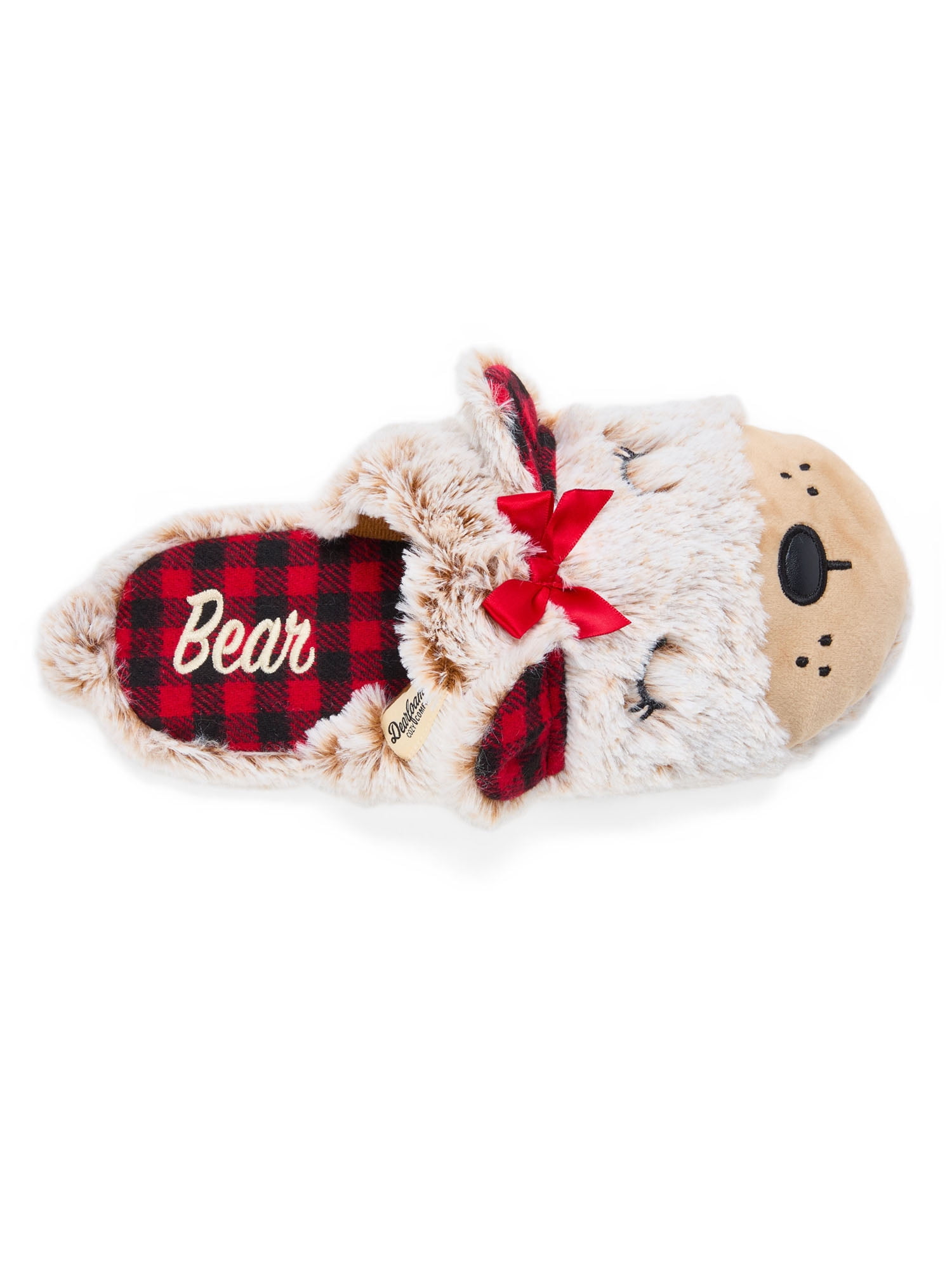 Dearfoams Cozy Comfort Matching Family Bear Slippers