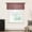 Red, variant on Vintage Brown, Valance Curtains for Kitchen/Living Room/Bathroom/Bedroom Window, Rod Pocket Small Topper Half Short Window Curtains Voile Sheer Scarf, Ombre Abstract Minimalist Geometric 42"x18"