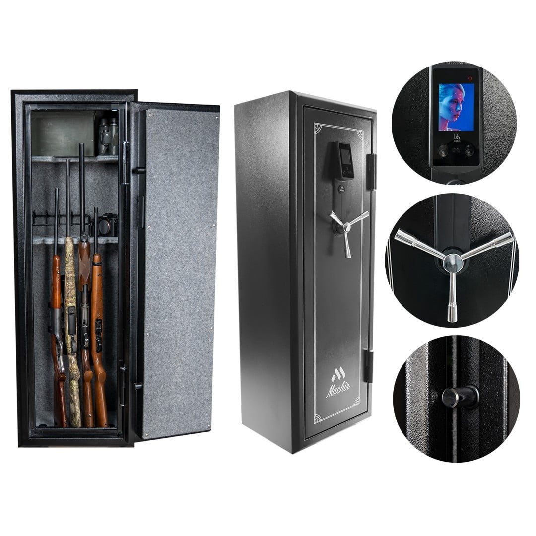 Machir 12 Gun Facial Recognition Safe
