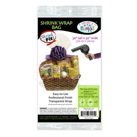 Create-a-Basket 30"x30" Shrink Wrap Bag