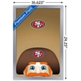 thumbnail image 3 of NFL San Francisco 49ers - S. Preston Mascot Sourdough Sam 20 Wall Poster, 14.725" x 22.375", Framed, 3 of 3