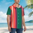 thumbnail image 5 of Balery Men'S Summer Hawaiian Shirts Short-Sleeve Design Name Printed Casual Shirts - Size Name, 5 of 9