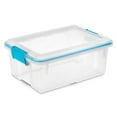 thumbnail image 2 of Sterilite 12 Qt Plastic Storage Bin Container Gasket Sealed Box, (6 Pack), 2 of 12
