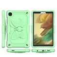 thumbnail image 6 of For Apple iPad 9th /8th /7th Gen 10.2 inch Butterfly Wings Kickstand 3in1 Tough Hybrid with Pencil Holder Heavy Duty Rugged Shockproof Full Protective Case Cover [Green], 6 of 8