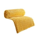 thumbnail image 2 of Blanket Polyester Blanket Solid Color Blanket,Beautiful Yellow, 2 of 8