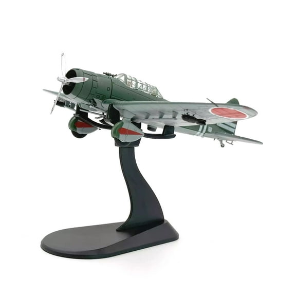 TAPDRA 1:72 Scale WWII Japanese Navy Type 99 Dive Bomber Airplane Model Display Decor Gift for Aviation Enthusiasts