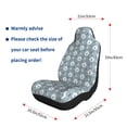 thumbnail image 5 of Yiaed bead tree winter Print Car Seat Covers,Universal Auto Seats Protector Fits for Car,SUV Sedan,Truck,Automotive Seat Covers & Accessories-1, 5 of 9