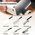 thumbnail image 3 of Automatic Kitchen Knife Sharpener – Cordless, Rechargeable Electric Sharpener with Diamond Grinding Wheel & Strong Suction Base, 3-Stage Professional Sharpening for Most Kitchen Knives, 3 of 7