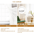 thumbnail image 3 of ckepdyeh - Alzapaños para cortinas, estilo moderno y decorativo, con diseño de hojas de metal, longitud ajustable (plateado), 3 of 7