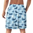 thumbnail image 2 of NICKSUN Shorts de Pyjama Amusants pour Hommes, Bas de Pyjama Doux avec Poches, Mignon Phoque, 2TG, 2 of 6