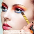 thumbnail image 2 of Juego de brochas profesionales para maquillaje de ojos, brochas para sombra de ojos, juego de 3 brochas para mezclar sombras de ojos sintéticas suaves, color dorado, 2 of 5