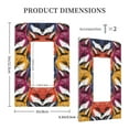 thumbnail image 3 of KLL Fox Face Wall Plate,Gloss Finish,Standard Size 1 - 5" x 3", Polycarbonate Thermoplastic,Electric Receptacle Plug Covers, 3 of 6