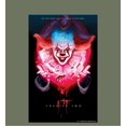 thumbnail image 5 of It Chapter 2 Pennywise Glow Fan Poster Adult Olive Long Sleeve Hoodie-Medium, 5 of 5