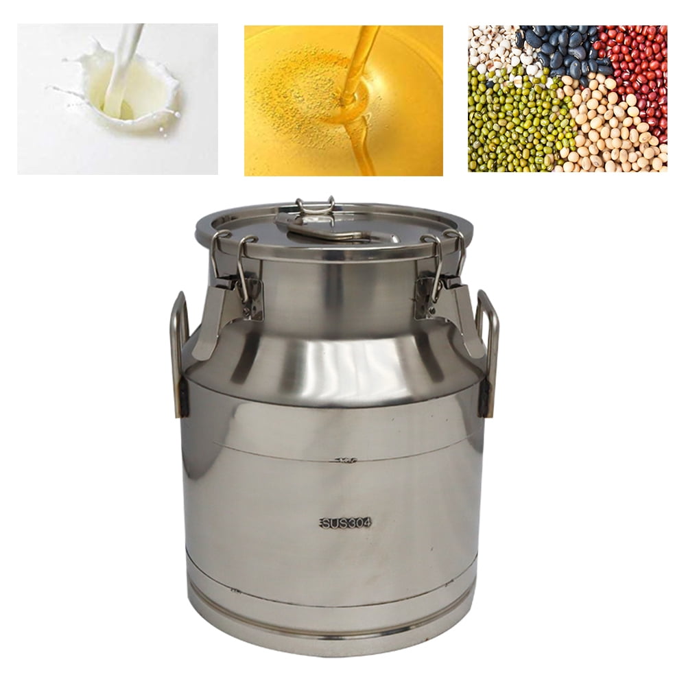 TECHTONGDA Food Storage Barrel 5.3 Gallon Stainless Steel Wine Milk