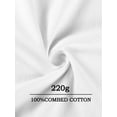 thumbnail image 3 of Camiseta con estampado gráfico, algodón grueso de 220 g, estilo boutique, camiseta casual de algodón de moda para hombre, camiseta de manga corta con cuello redondo, para adultos, hombres, mujeres, ad, 3 of 4