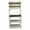 Brown + White + Particle Board#431, variant on 31.5 inch 5-Tier Bakers Rack for Kitchen with Storage, White and Black Microwave Stand, Adjustable Shelves Coffee Bar, Space Saving Organizer for Small Kitchen