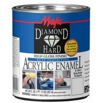 Majic Paints 8-1584-2 1 Quart Gloss Neutral TB No. 4 Diamondhard Acrylic Enamel