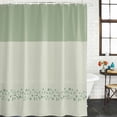 thumbnail image 2 of Sage Green Botanical Bathroom Shower Curtains with 12 Hooks Polyester Waterproof Shower Curtain for Stalls and Bathtubs Spring Floral Leaf Decorative Bathroom Privacy Curtain 36x72 Inches, 2 of 9