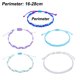 thumbnail image 2 of 5 pulseras para mujer tejidas para parejas, pulseras de arcoíris, pulsera ajustable para cama de niña para mujer, 2 of 5