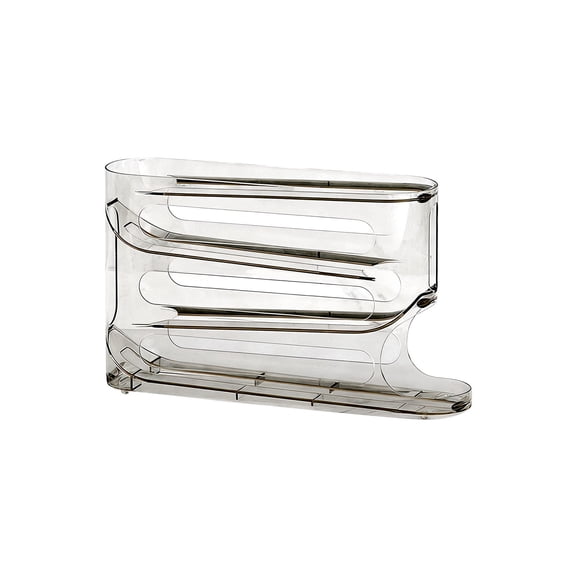 Rolling Egg Organizer, 4 Tier Egg Rack, 30 Egg Capacity Refrigerator Storage, Slide Type Egg Roller, Kitchen Side Door Egg Storage Box
