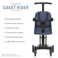 thumbnail image 3 of Dream On Me Coast Rider | Travel Stroller | Lightweight Stroller | Compact | Portable | Vacation Friendly Stroller, Navy, 3 of 8