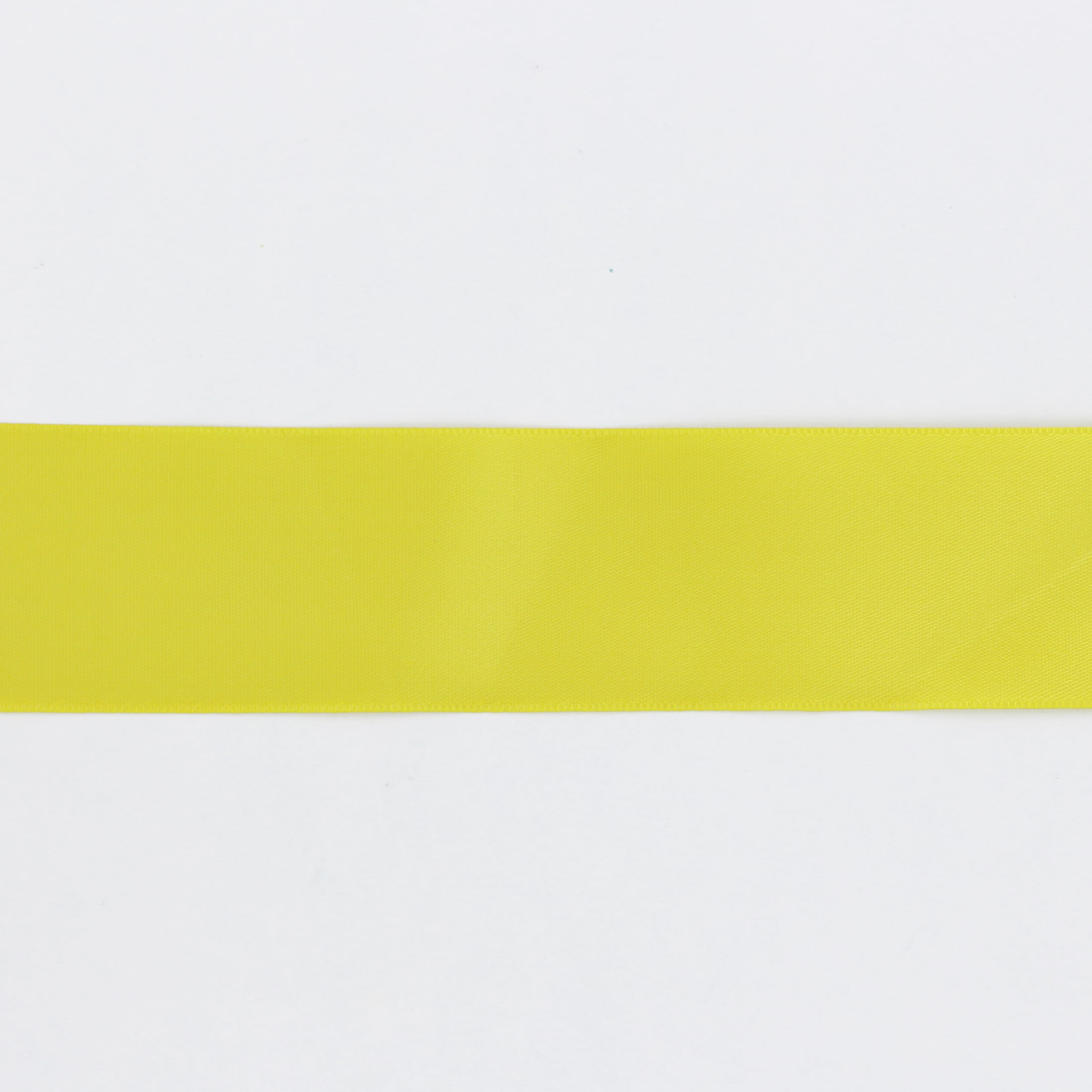 UNIQUE CREATIV, ruban, satin simple face, citron, 100 % polyester, 38 mm x 3,65 m (1½ po x 6 v)