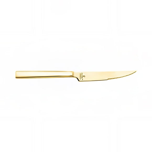 Oneida B408KSSF 10" Steak Knife with 18/0 Stainless Grade, Chef's Table Goldâ„¢ Pattern