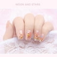 thumbnail image 4 of 3D Nail Art Metal Rivets Studs Charms Decoration, Gold Nail Art Decals, Punk Star Moon Jewelry Studs Nail Design Supplies Fingernails & Toenails Tips Manicure Accessories for Women,1 Boxes, 4 of 8