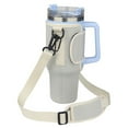 thumbnail image 3 of Water Bottle Carry Bag for 30/40oz Tumbler with Handle, Water Bottle Holder with Adjustable Shoulder Strap for Hiking Travelling Camping, 3 of 8