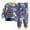 A43-Blue, variant on Toddler Boys Girls Spring 2Pcs Long Sleeve Sweatshirt Tops Soft Casual Pants Sweatsuit 6-24M/2-12T(Yellow,4-5 Years)