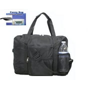 Boardingblue Under Seat 18" Foldable Duffel Bag Personal Item for America Airlines + Bonus Fanny Pack