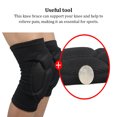 thumbnail image 4 of Guardurnaity Baloncesto Fútbol Rodillera Adultos Portátil Ajustable Rodilleras Banda Jogging Ejercicio Fitness Rodillera Protector Deportes Accesorios de disfraces S, 4 of 6