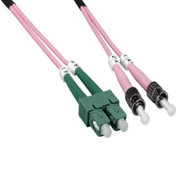 SANOXY Cables and Adapters; 2m ST/SC Duplex 9/125 Single Mode Fiber Optic Cable