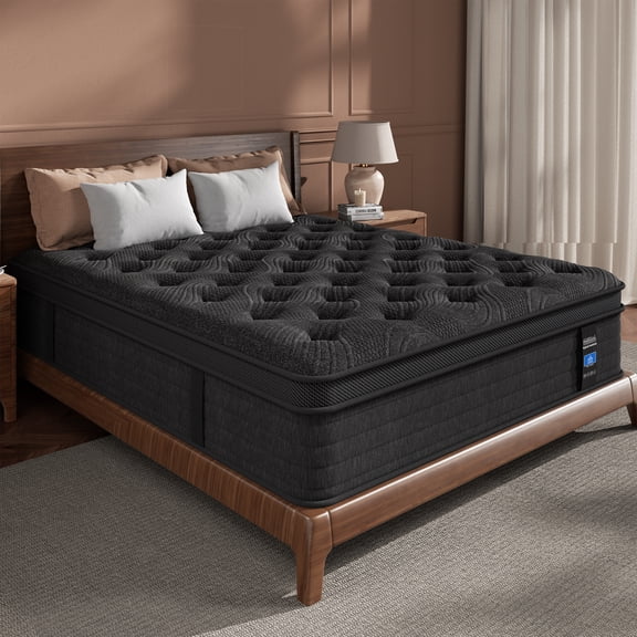 12 Inch Mattress Queen Size, Medium Firm Hybrid Mattress in a Box, Gel Memory Foam and Individual Pocket Springs for Motion Isolation & Pressure Relief