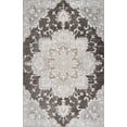 thumbnail image 7 of 4' X 6' Gray and Brown Southwestern Distressed Area Rug, 7 of 7