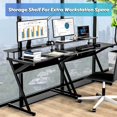 thumbnail image 4 of FITUEYES Bureau Mobile pour Ordinateur avec Étagère pour Moniteur, 4 of 7