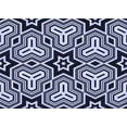 thumbnail image 1 of Ahgly Company Machine Washable Indoor Rectangle Transitional Night Blue Area Rugs, 5' x 7', 1 of 7