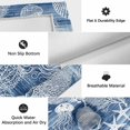 thumbnail image 5 of Navy Blue Coastal Outdoor Rug 4x6 Ft, Non Slip Washable Area Rug, Nautical Starfish Coral Jellyfish Shell Sea Patio Rugs Carpet Runner, Large Floor Mat for Indoor/Outdoor Deck Porch Camping, 5 of 8